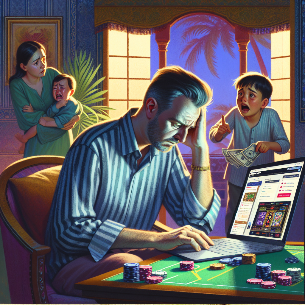 O impacto do vício em jogos de azar na vida familiar